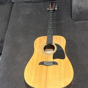 Acoustic Guitar with Black Pickguard Oscar schmidt